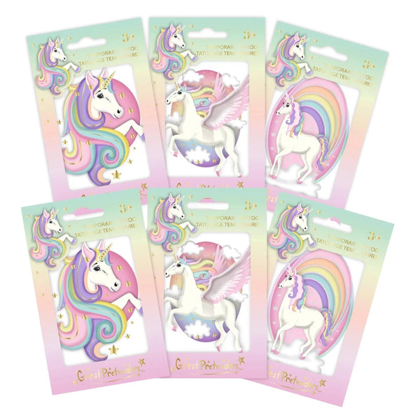 Great Pretenders Tattoo - Unicorn Assorted-Pumpkin Pie Kids Canada