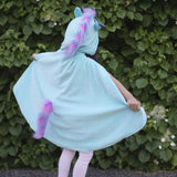 Great Pretenders Unicorn Dragon Reversible Cape-52185 5-6-Pumpkin Pie Kids Canada