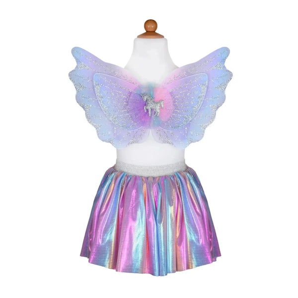 Great Pretenders Unicorn Skirt & Wing Set-42115 4-6-Pumpkin Pie Kids Canada