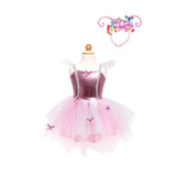 Great Pretenders Woodland Butterfly Dress & Headband-31625-Pumpkin Pie Kids Canada