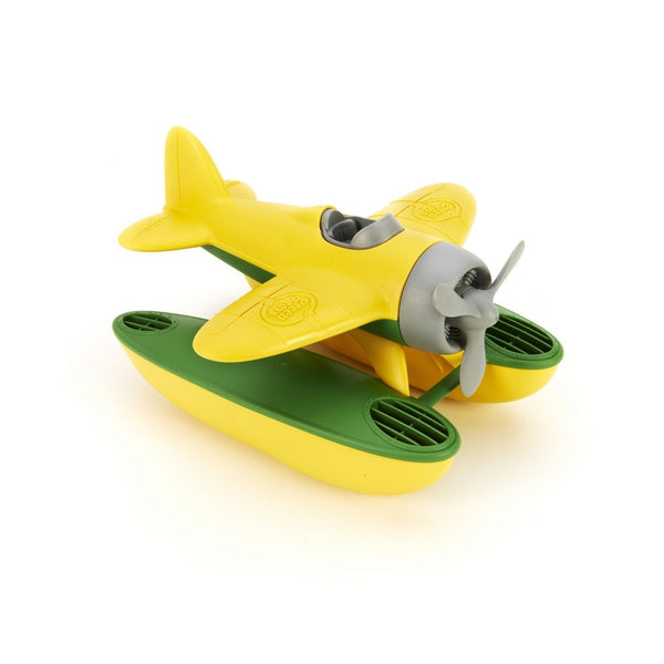 Green Toys Seaplane - Yellow Wings-SEAY-1030-Pumpkin Pie Kids Canada