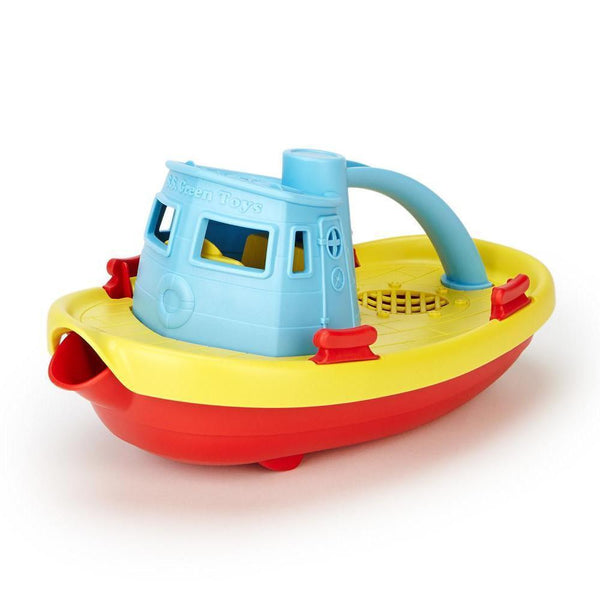 Green Toys Tugboat - Blue-Pumpkin Pie Kids Canada