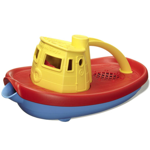 Green Toys Tugboat - Yellow-Pumpkin Pie Kids Canada