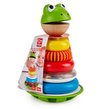 Hape Mr Frog Stacking Rings-E0457-Pumpkin Pie Kids Canada