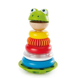Hape Mr Frog Stacking Rings-E0457-Pumpkin Pie Kids Canada