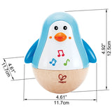 Hape Penguin Musical Wobbler-E0331-Pumpkin Pie Kids Canada