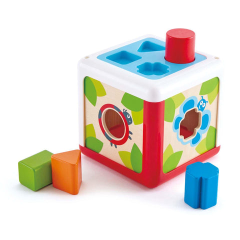 Hape Shape Sorting Box-E0507-Pumpkin Pie Kids Canada