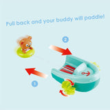 Hape Tubing Pull-Back Boat-E0217-Pumpkin Pie Kids Canada