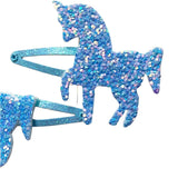 Hatley Dazzling Unicorns Hair Clips-Pumpkin Pie Kids Canada