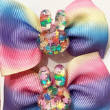 Hatley Glitter Bunnies Hair Clips-F19BBH0038-Pumpkin Pie Kids Canada