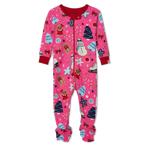 Hatley Organic Footed Coveralls - Holiday Sweets-Pumpkin Pie Kids Canada