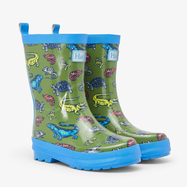 Hatley Rain Boots - Aquatic Reptiles-Pumpkin Pie Kids Canada
