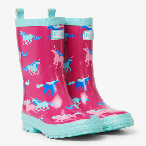 Hatley Rain Boots - Frolicking Unicorns-Pumpkin Pie Kids Canada