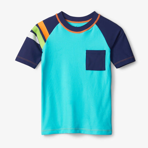 Hatley Rashguard - Turtle Stripes-S23TTK1659 3-Pumpkin Pie Kids Canada