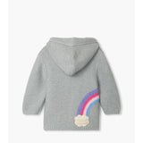 Hatley Sweater Hoodie - Shimmer Grey Rainbow-Pumpkin Pie Kids Canada
