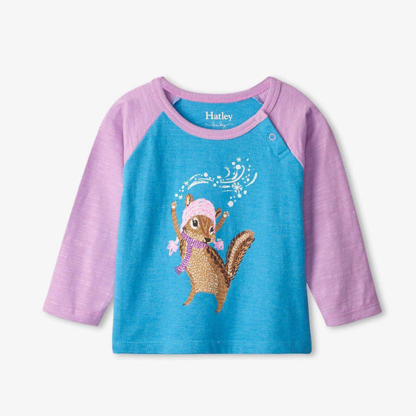 Hatley Top - Chipmunk-F21CBI1496 3-6M-Pumpkin Pie Kids Canada