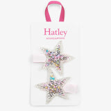 Hatley Twinkle Stars Hair Clips-F19GSH0037-Pumpkin Pie Kids Canada