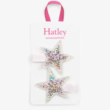 Hatley Twinkle Stars Hair Clips-Pumpkin Pie Kids Canada