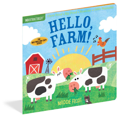 Indestructibles Book - Hello, Farm!-Pumpkin Pie Kids Canada