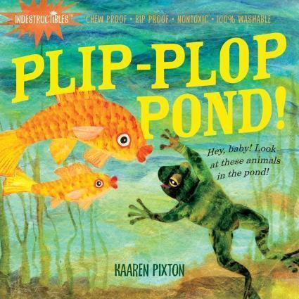 Indestructibles Book - Plip Plop Pond-9780761158578-Pumpkin Pie Kids Canada