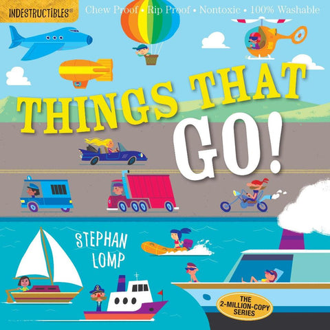 Indestructibles Book - Things That Go-Pumpkin Pie Kids Canada