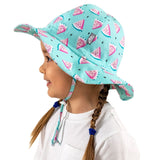 Jan & Jul Cotton Floppy Hat - Watermelon-HCF0-WTM S-Pumpkin Pie Kids Canada