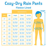 Jan & Jul Cozy-Dry Rain Pants - Lavender-Pumpkin Pie Kids Canada