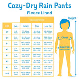 Jan & Jul Cozy-Dry Rain Pants - Lavender-WPF-LVD 3-Pumpkin Pie Kids Canada