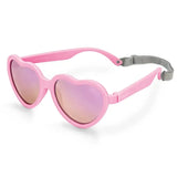 Jan & Jul Heart Sunglasses - Peachy Pink w/Aurora-GHA-PPK M-Pumpkin Pie Kids Canada