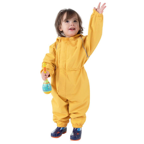 Jan & Jul Puddle-Dry Play Suit - Yellow-WSS-YEL 3-Pumpkin Pie Kids Canada