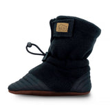 Jan & Jul Stay-Put Cozy Booties - Black-BSA-BLK S-Pumpkin Pie Kids Canada