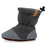 Jan & Jul Stay-Put Cozy Booties - Heather Grey-Pumpkin Pie Kids Canada