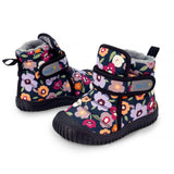 Jan & Jul Toasty-Dry Booties - Winter Flowers-Pumpkin Pie Kids Canada