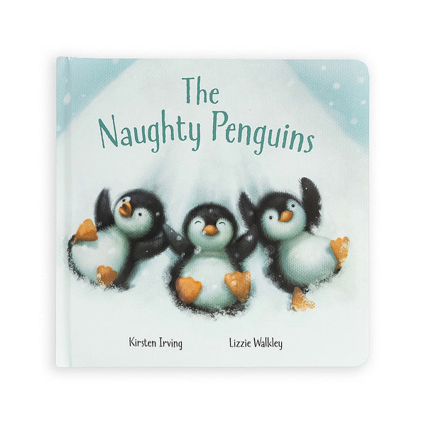 Jellycat Naughty Penguins Book-BK4NP-Pumpkin Pie Kids Canada