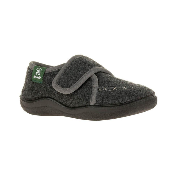 Kamik Cozylodge Slipper - Black Charcoal-Pumpkin Pie Kids Canada
