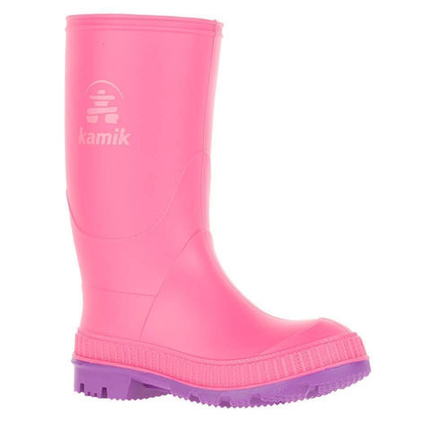 Kamik Stomp Rain Boot - Pink/Purple-Pumpkin Pie Kids Canada