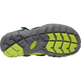 Keen Seacamp II CNX Sandal - Black/Blue-1022969 8-Pumpkin Pie Kids Canada