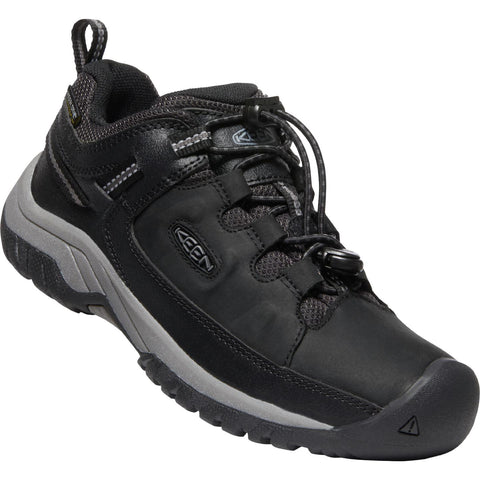 Keen Targhee Low WP Hiker - Black/Steel Grey-1027399 1-Pumpkin Pie Kids Canada