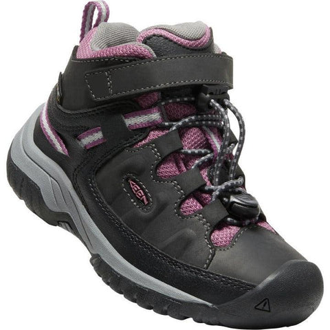 Keen Targhee Mid WP Hiker - Raven/Tulipwood-1020130 12-Pumpkin Pie Kids Canada