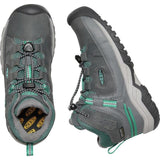 Keen Targhee Mid WP Hiker - Steel Grey/Porcelain-1026301 1-Pumpkin Pie Kids Canada
