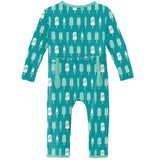 KicKee Pants Coverall with Zipper - Neptune Popsicles-Pumpkin Pie Kids Canada
