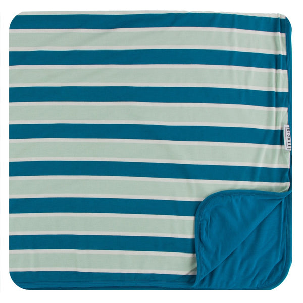 KicKee Pants Toddler Blanket - Seaside Cafe Stripe-BTB3-9-H-S21D2-SEC-Pumpkin Pie Kids Canada