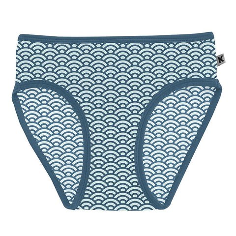 Kickee Pants Bamboo Print Girls Underwear - Zebra Gymnastics