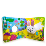 Little Learners Hippity, Hoppity, Little Bunny Finger Puppet Book-Pumpkin Pie Kids Canada