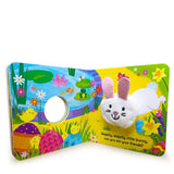 Little Learners Hippity, Hoppity, Little Bunny Finger Puppet Book-9781680524772-Pumpkin Pie Kids Canada