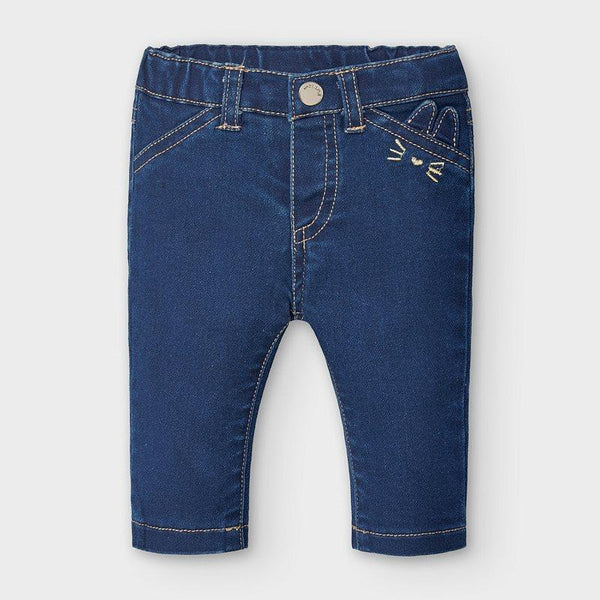 Mayoral Jeggings - Denim-2777-082 1-2M-Pumpkin Pie Kids Canada