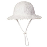 Millymook Reversible Floppy Hat - Harlow White-Pumpkin Pie Kids Canada