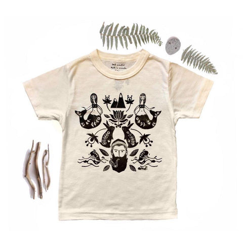 OMDL Coastal Bamboo Top - Vestkysten Natural-Pumpkin Pie Kids Canada