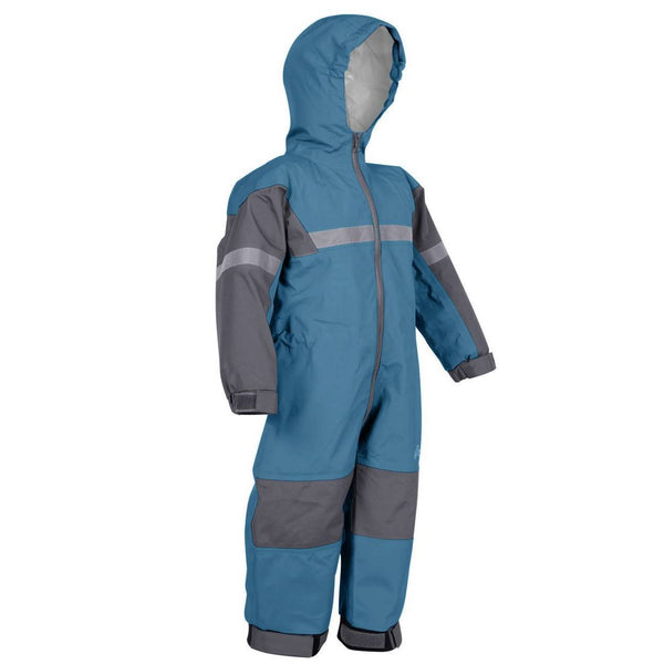 Oaki Trail One Piece Rain Suit - Brighton Blue-Pumpkin Pie Kids Canada