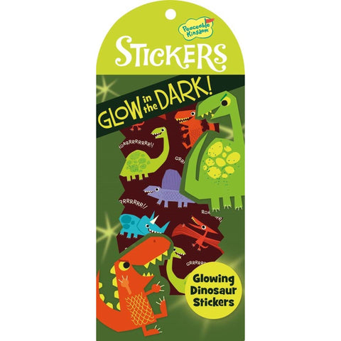 Peaceable Kingdom Stickers - Dino Glow-STK109-Pumpkin Pie Kids Canada